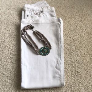 Hollister White Jean